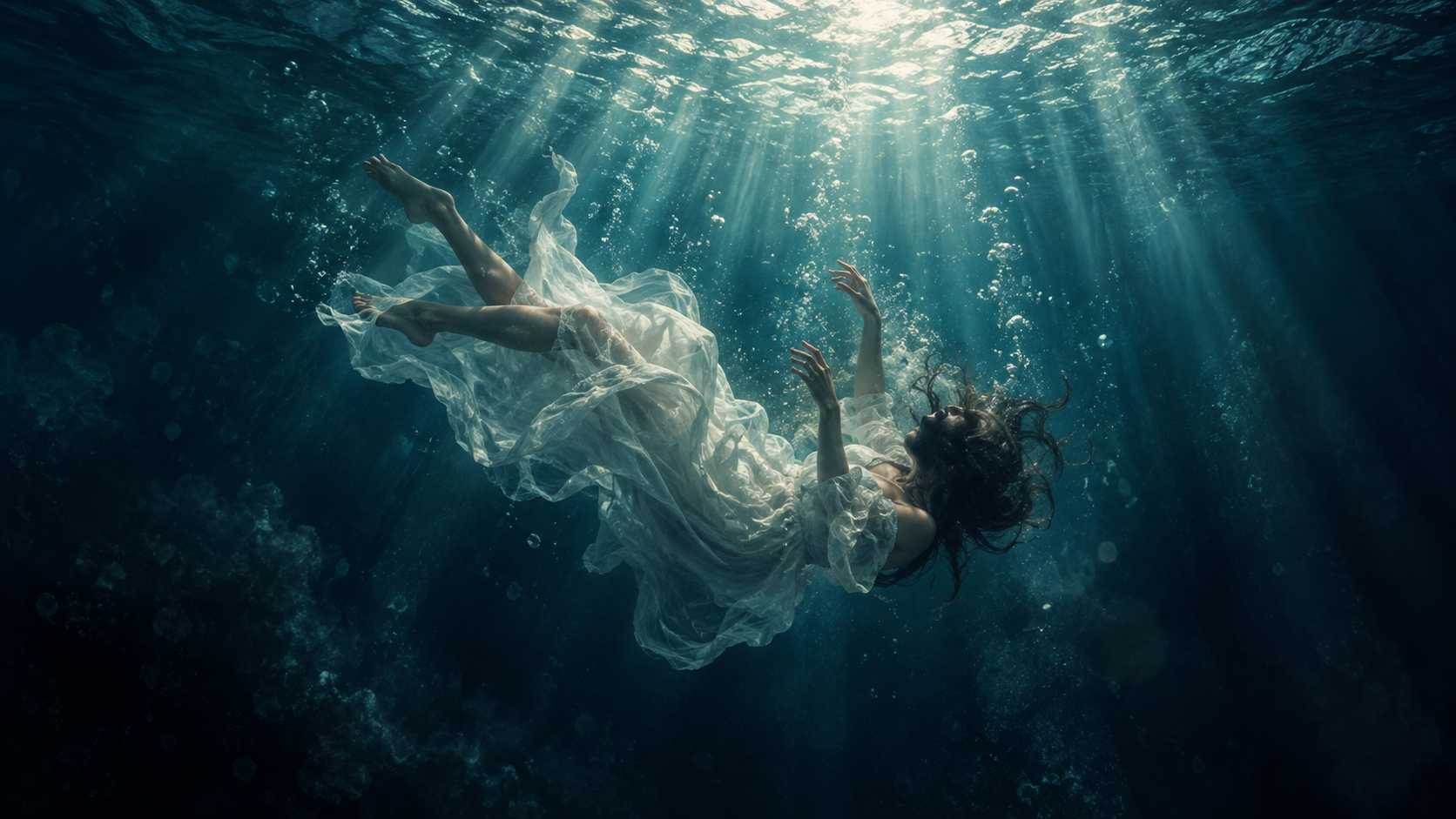 Underwater artwork for Below