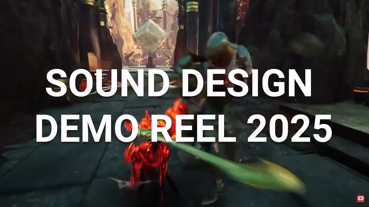 Gameplay scene from Konrad Karczewski’s game-audio sound-redesign reel
